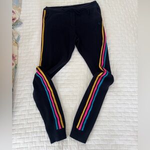 Chinti and Parker side striped cashmere-wool track pant NWOT size M